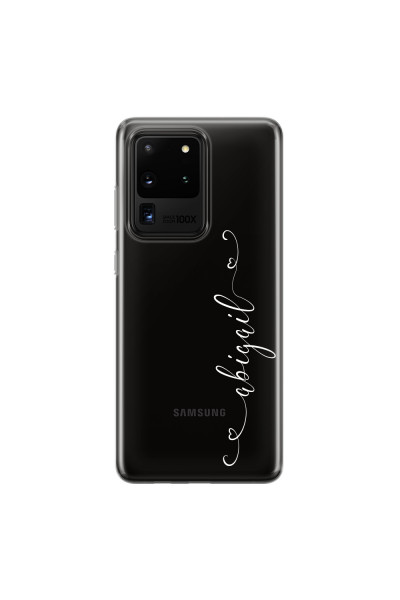 SAMSUNG - Galaxy S20 Ultra - Soft Clear Case - Little Hearts Handwritten