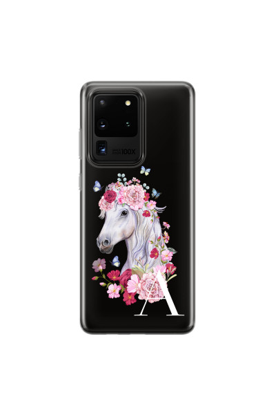 SAMSUNG - Galaxy S20 Ultra - Soft Clear Case - Magical Horse White