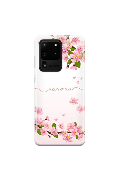 SAMSUNG - Galaxy S20 Ultra - Soft Clear Case - Sakura Handwritten
