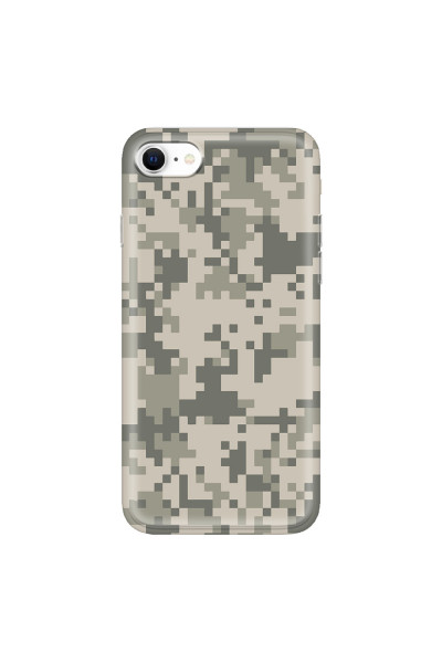 APPLE - iPhone SE 2020 - Soft Clear Case - Digital Camouflage