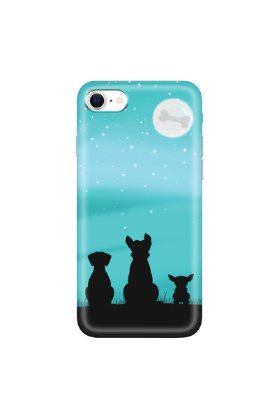 APPLE - iPhone SE 2020 - Soft Clear Case - Dog's Desire Blue Sky