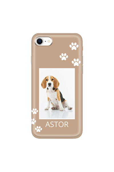 APPLE - iPhone SE 2020 - Soft Clear Case - Puppy