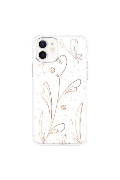 APPLE - iPhone 12 Mini - Soft Clear Case - Flowers In Style