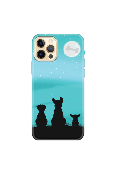 APPLE - iPhone 12 Pro - Soft Clear Case - Dog's Desire Blue Sky