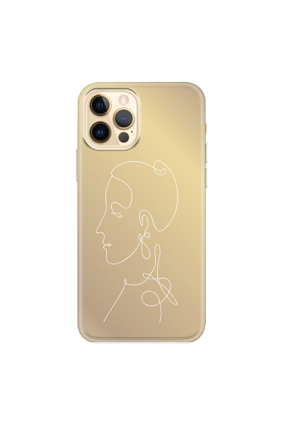 APPLE - iPhone 12 Pro - Soft Clear Case - Golden Lady