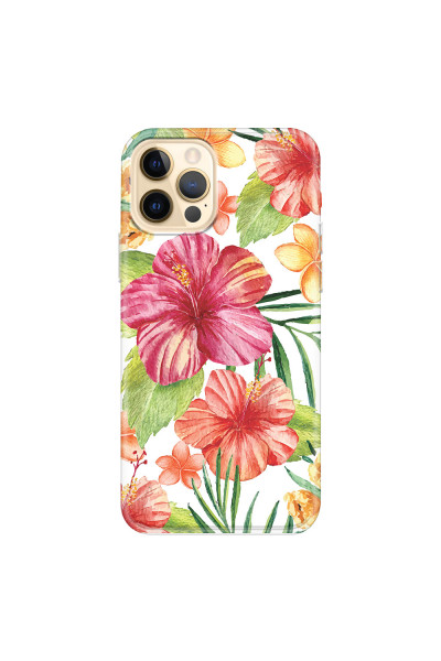 APPLE - iPhone 12 Pro - Soft Clear Case - Tropical Vibes