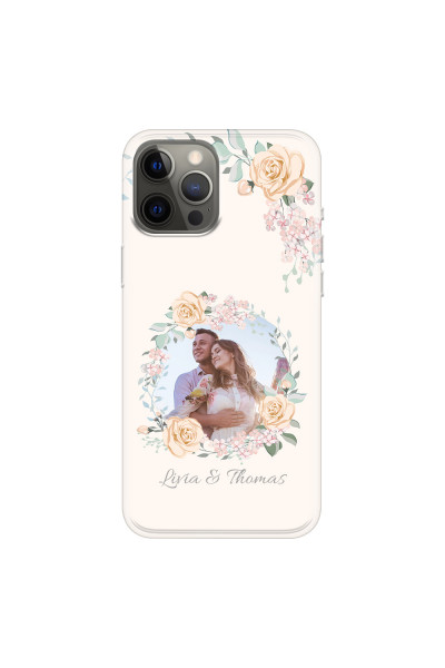 APPLE - iPhone 12 Pro Max - Soft Clear Case - Frame Of Roses