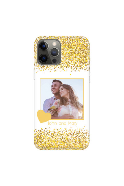 APPLE - iPhone 12 Pro Max - Soft Clear Case - Gold Memories