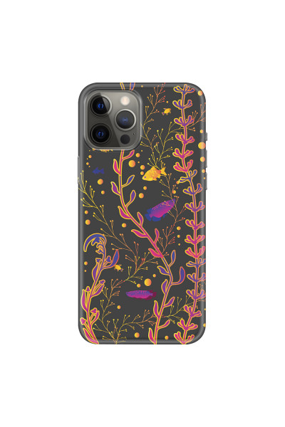 APPLE - iPhone 12 Pro Max - Soft Clear Case - Midnight Aquarium