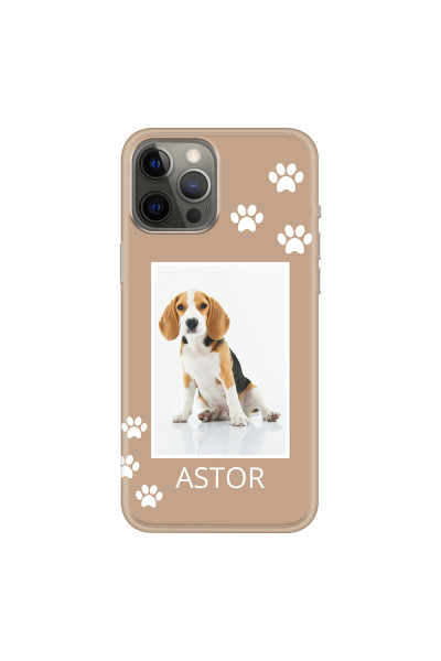 APPLE - iPhone 12 Pro Max - Soft Clear Case - Puppy