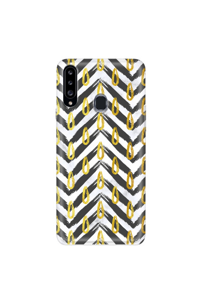 SAMSUNG - Galaxy A20S - Soft Clear Case - Exotic Waves