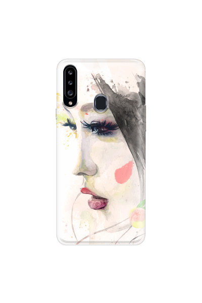 SAMSUNG - Galaxy A20S - Soft Clear Case - Face of a Beauty