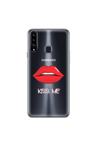 SAMSUNG - Galaxy A20S - Soft Clear Case - Kiss Me Light
