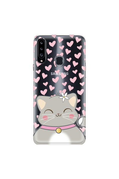SAMSUNG - Galaxy A20S - Soft Clear Case - Kitty