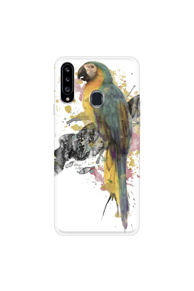 SAMSUNG - Galaxy A20S - Soft Clear Case - Parrot