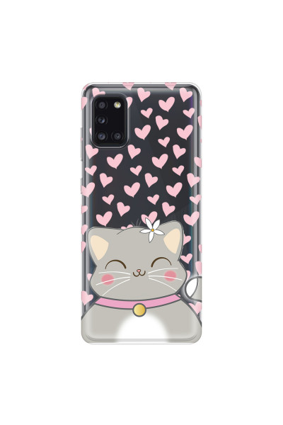 SAMSUNG - Galaxy A31 - Soft Clear Case - Kitty