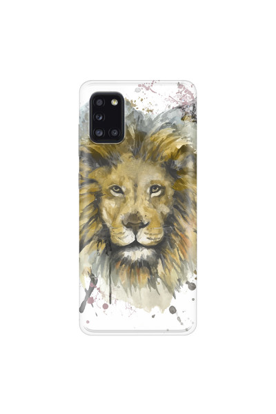 SAMSUNG - Galaxy A31 - Soft Clear Case - Lion