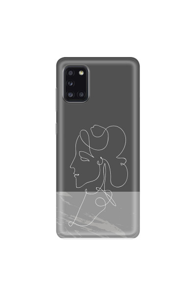 SAMSUNG - Galaxy A31 - Soft Clear Case - Miss Marble
