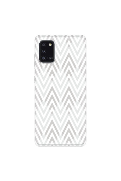 SAMSUNG - Galaxy A31 - Soft Clear Case - Zig Zag Patterns