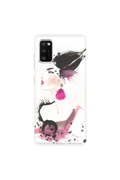 SAMSUNG - Galaxy A41 - Soft Clear Case - Japanese Style
