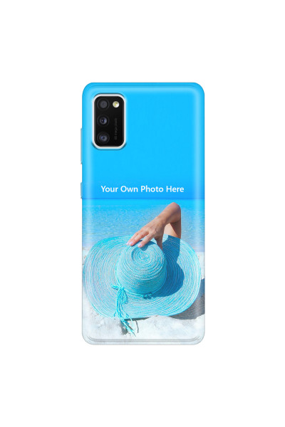 SAMSUNG - Galaxy A41 - Soft Clear Case - Single Photo Case