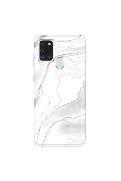 SAMSUNG - Galaxy A21S - Soft Clear Case - Pure Marble Collection III.