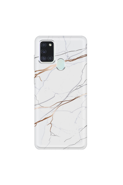 SAMSUNG - Galaxy A21S - Soft Clear Case - Pure Marble Collection IV.