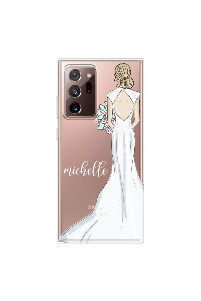 SAMSUNG - Galaxy Note20 Ultra - Soft Clear Case - Bride To Be Blonde