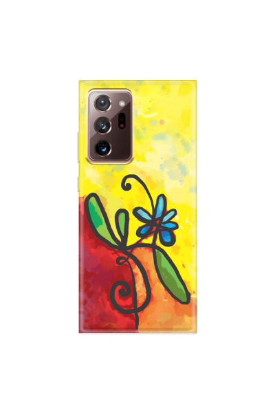SAMSUNG - Galaxy Note20 Ultra - Soft Clear Case - Flower in Picasso Style