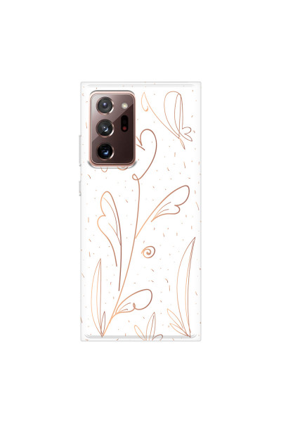 SAMSUNG - Galaxy Note20 Ultra - Soft Clear Case - Flowers In Style