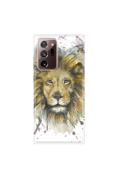 SAMSUNG - Galaxy Note20 Ultra - Soft Clear Case - Lion