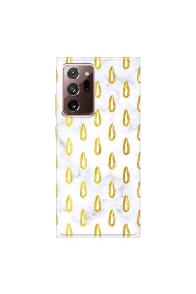 SAMSUNG - Galaxy Note20 Ultra - Soft Clear Case - Marble Drops