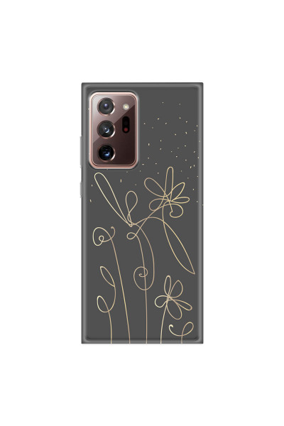 SAMSUNG - Galaxy Note20 Ultra - Soft Clear Case - Midnight Flowers