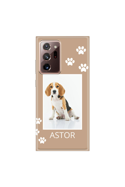 SAMSUNG - Galaxy Note20 Ultra - Soft Clear Case - Puppy