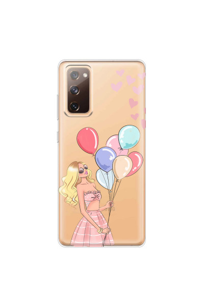 SAMSUNG - Galaxy S20 FE - Soft Clear Case - Balloon Party