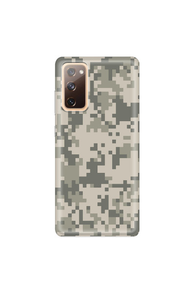 SAMSUNG - Galaxy S20 FE - Soft Clear Case - Digital Camouflage