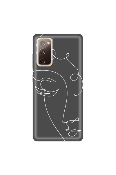 SAMSUNG - Galaxy S20 FE - Soft Clear Case - Light Portrait in Picasso Style