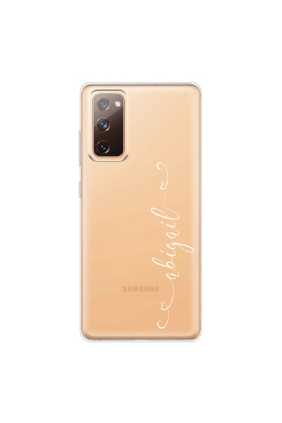 SAMSUNG - Galaxy S20 FE - Soft Clear Case - Little Hearts Handwritten