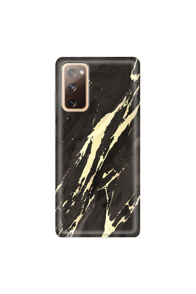 SAMSUNG - Galaxy S20 FE - Soft Clear Case - Marble Ivory Black