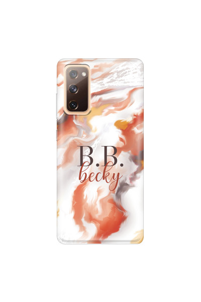 SAMSUNG - Galaxy S20 FE - Soft Clear Case - Streamflow Autumn Passion