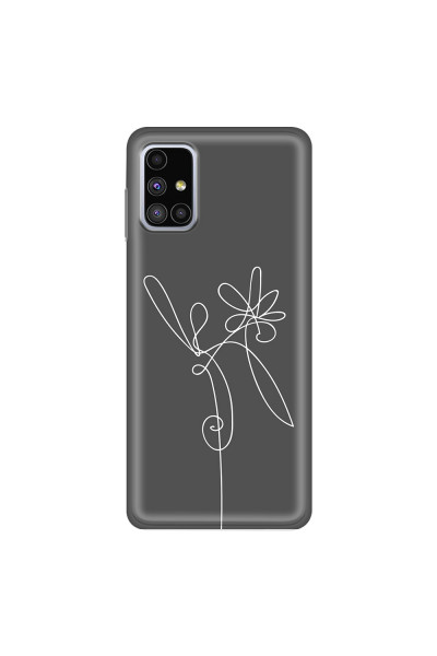 SAMSUNG - Galaxy M51 - Soft Clear Case - Flower In The Dark
