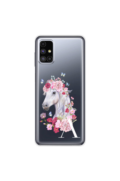 SAMSUNG - Galaxy M51 - Soft Clear Case - Magical Horse White
