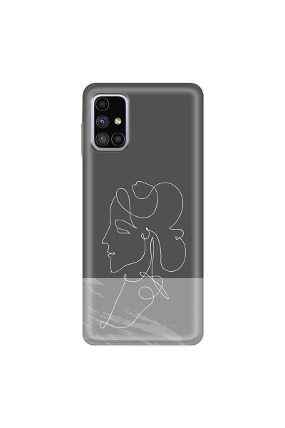 SAMSUNG - Galaxy M51 - Soft Clear Case - Miss Marble