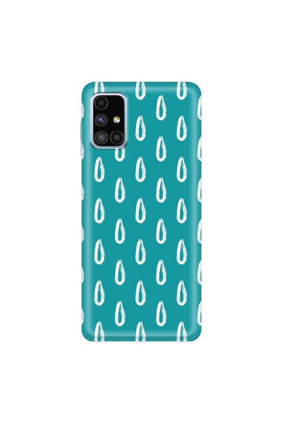 SAMSUNG - Galaxy M51 - Soft Clear Case - Pixel Drops