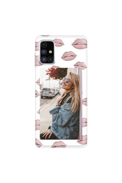 SAMSUNG - Galaxy M51 - Soft Clear Case - Teenage Kiss Phone Case