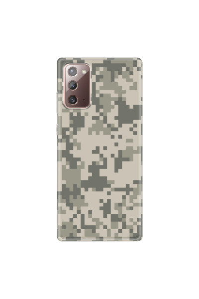 SAMSUNG - Galaxy Note20 - Soft Clear Case - Digital Camouflage