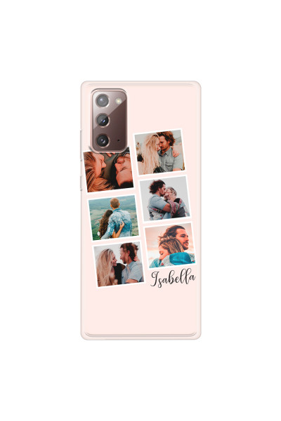 SAMSUNG - Galaxy Note20 - Soft Clear Case - Isabella