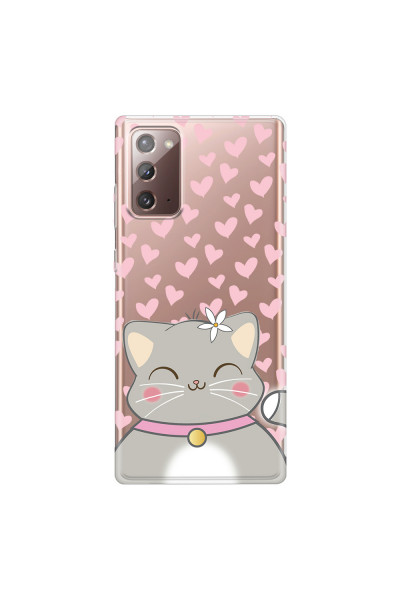 SAMSUNG - Galaxy Note20 - Soft Clear Case - Kitty