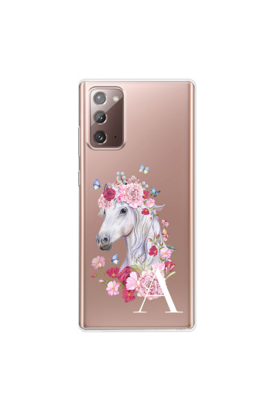 SAMSUNG - Galaxy Note20 - Soft Clear Case - Magical Horse White