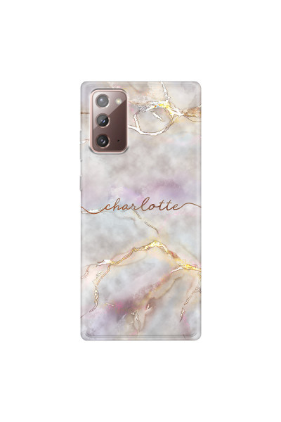 SAMSUNG - Galaxy Note20 - Soft Clear Case - Marble Rootage